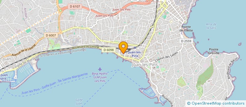 localisation de l'entreprise L'ESTEREL à ANTIBES