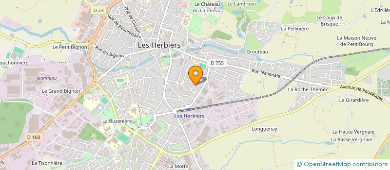 localisation de l'entreprise L ESTEREL à LES HERBIERS