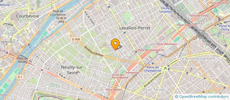 localisation de l'entreprise L'ESTEY  LEVALLOIS-PERRET