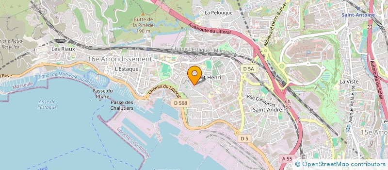 localisation de l'entreprise L'ESTHETIQUE CLUB à MARSEILLE