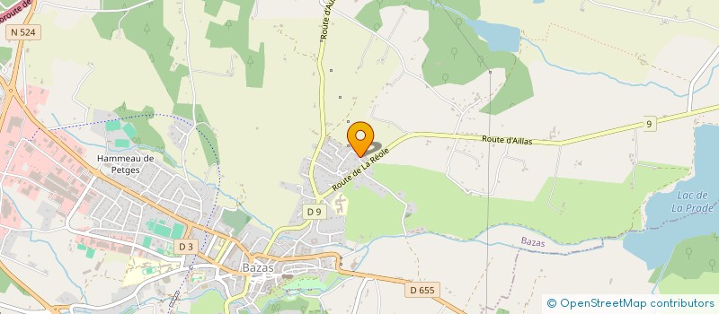 localisation de l'entreprise L'ESTIME DU BOIS  BAZAS