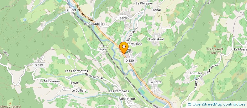 localisation de l'entreprise L'ESTIVE  LETRA