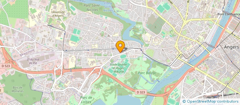 localisation de l'entreprise L'ESTIVE AGNELLE à ANGERS