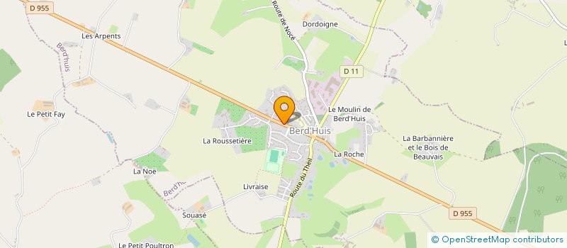localisation de l'entreprise L'ESTRADE à BERD'HUIS