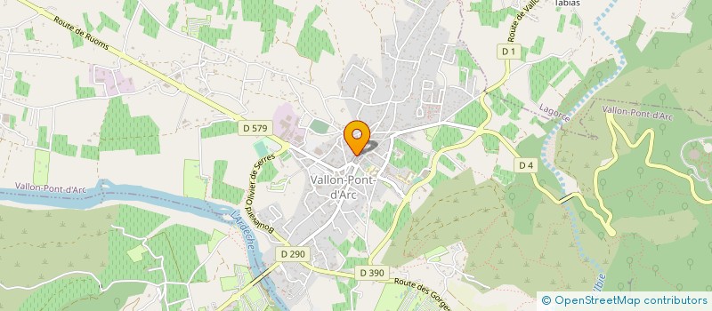 localisation de l'entreprise L'ESTRADE SALYMES à VALLON-PONT-D'ARC