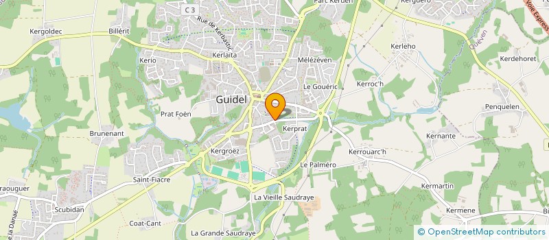 localisation de l'entreprise L ESTRAN à GUIDEL