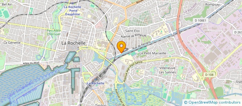 localisation de l'entreprise L ESTRAN  LA ROCHELLE