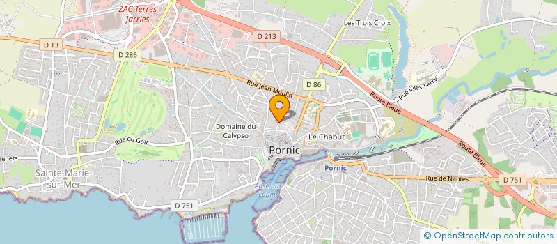 localisation de l'entreprise L'ESTRAN  PORNIC