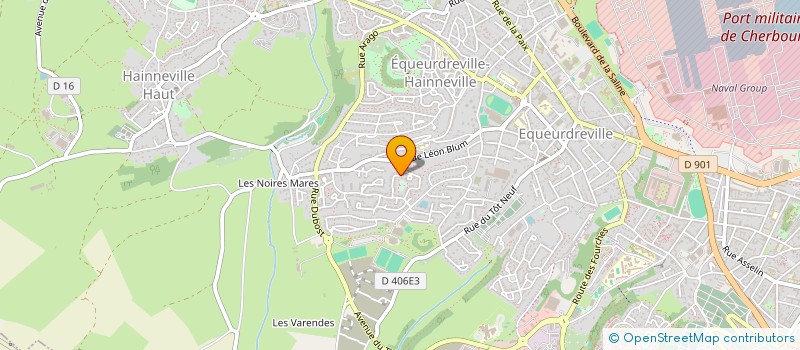 localisation de l'entreprise L'ESTRAN  CHERBOURG-EN-COTENTIN