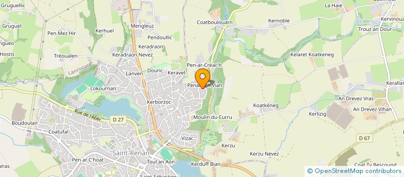 localisation de l'entreprise L'ESTRAN  SAINT-RENAN