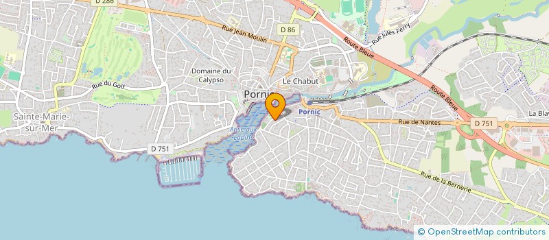 localisation de l'entreprise L'ESTRAN  PORNIC