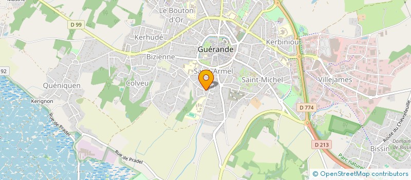 localisation de l'entreprise L'ESTRAN DU CROISIC à GUERANDE