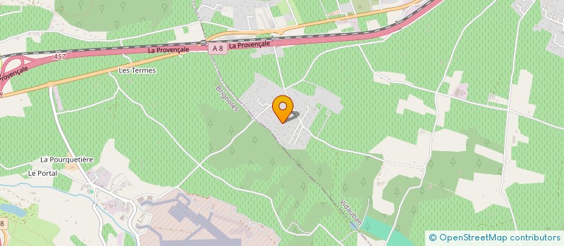 localisation de l'entreprise L'ESTRE  VIDAUBAN