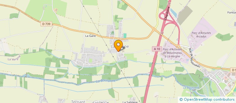 localisation de l'entreprise L'ESTUAIRE  SAINT-LAURENT-DE-LA-PREE