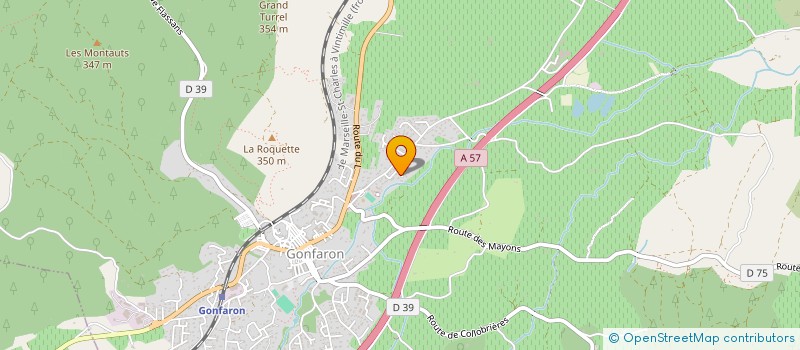 localisation de l'entreprise L ET C à DRAGUIGNAN