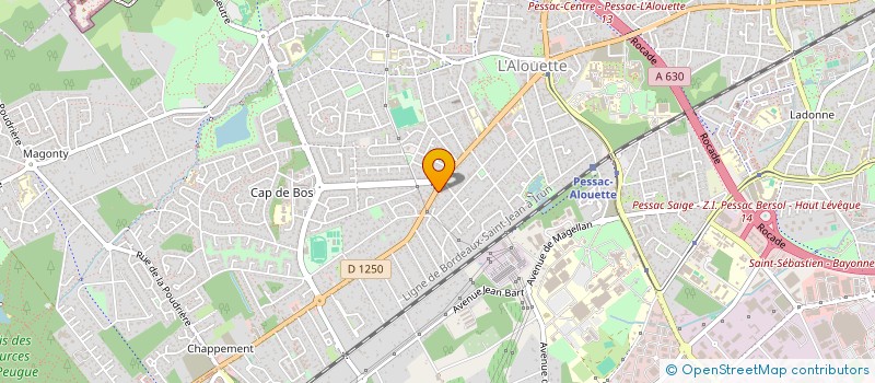 localisation de l'entreprise L ET-CAETERA à PESSAC