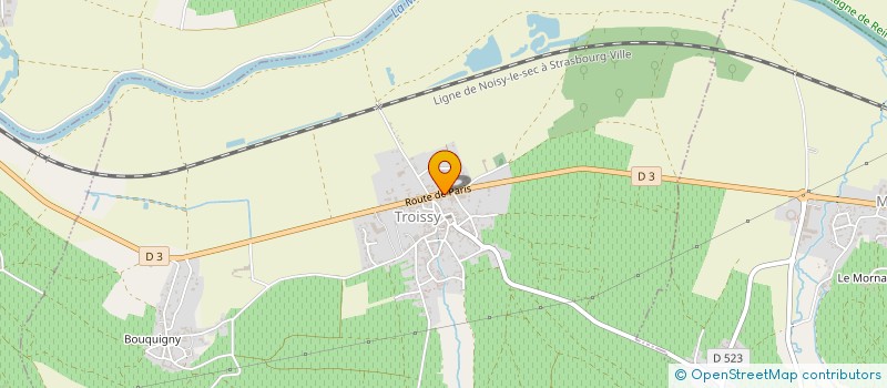 localisation de l'entreprise L ET F HUMBERT  TROISSY