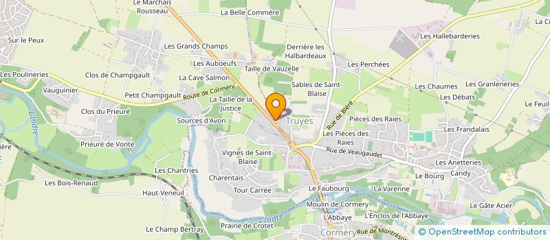 localisation de l'entreprise L ET F IMMO  ESVRES