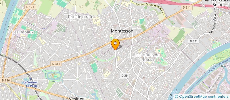 localisation de l'entreprise L ET L à CHATOU