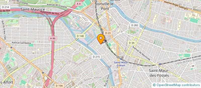 localisation de l'entreprise L ET L CRETEIL à SAINT-MAUR-DES-FOSSES