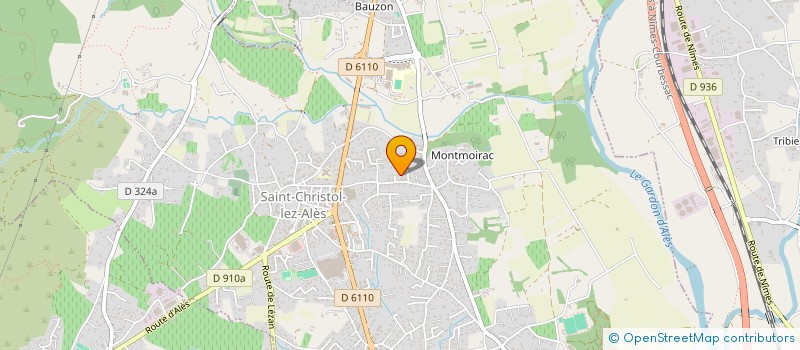 localisation de l'entreprise L. ET M. BLANC à SAINT-CHRISTOL-LEZ-ALES