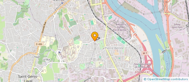 localisation de l'entreprise L ET N  OULLINS-PIERRE-BENITE