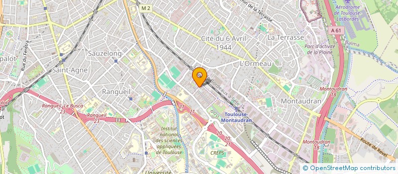 localisation de l'entreprise L ET S à TOULOUSE