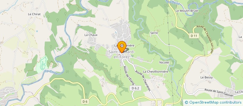 localisation de l'entreprise L ET S  SAINT-MEDARD-EN-FOREZ