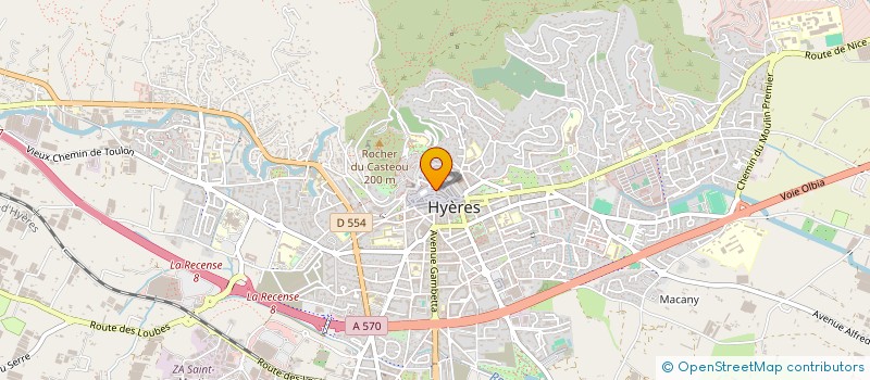 localisation de l'entreprise L ET S PATRIMOINE à HYERES