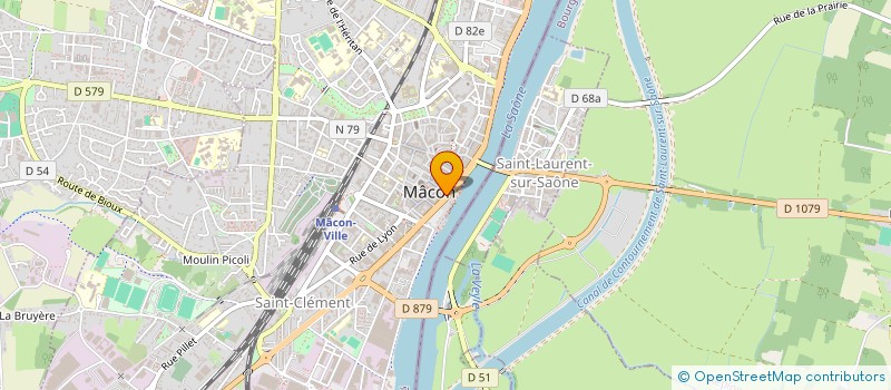 localisation de l'entreprise L ET T à MACON
