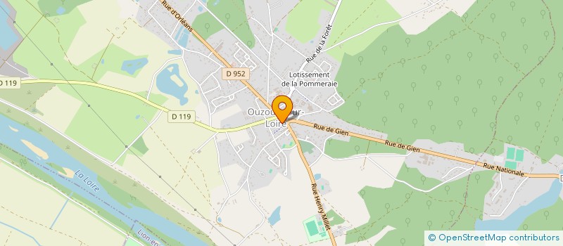 localisation de l'entreprise L'ETABLE DE LOIRE à OUZOUER-SUR-LOIRE