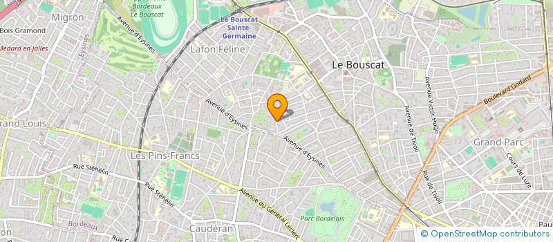localisation de l'entreprise L'ETABLI D'L à LE BOUSCAT