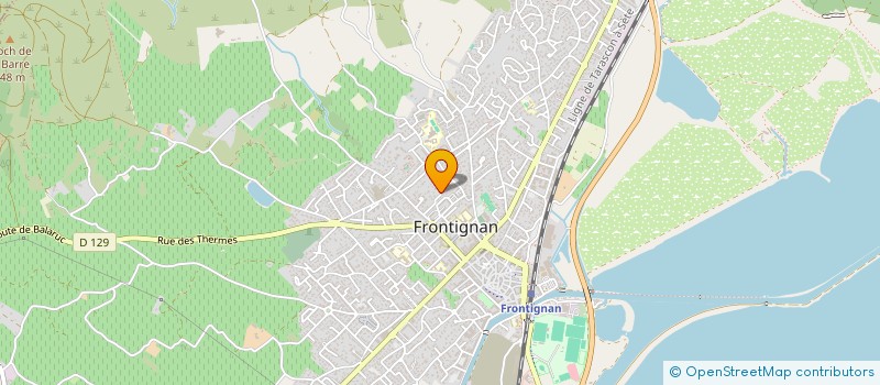 localisation de l'entreprise L'ETABLI DES BLEUS à FRONTIGNAN