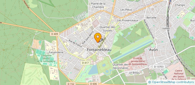 localisation de l'entreprise L'ETABLI SHOP à FONTAINEBLEAU