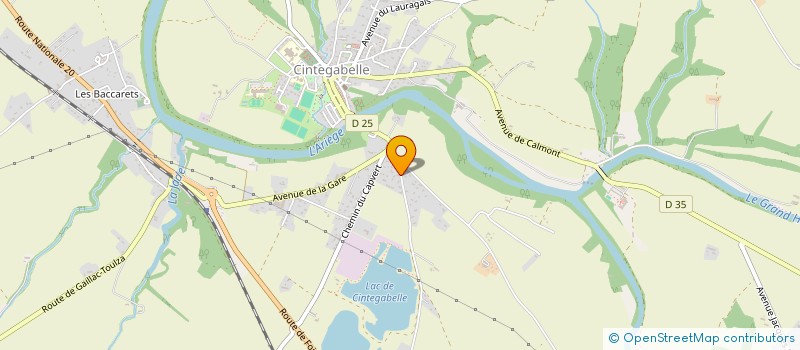 localisation de l'entreprise L'ETABLIS à CINTEGABELLE