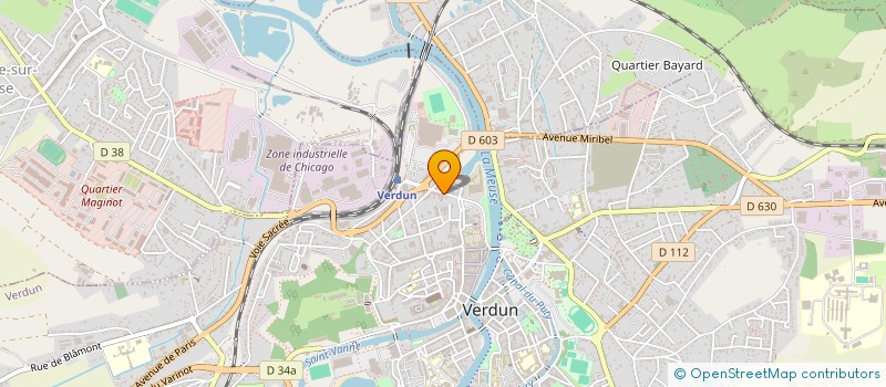 localisation de l'entreprise L'ETAL à VERDUN