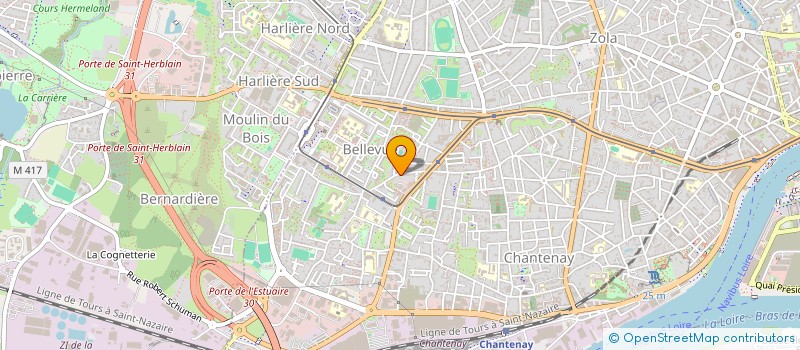 localisation de l'entreprise L'ETAL D'ASTRID à NANTES