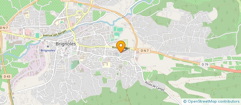 localisation de l'entreprise L'ETAL DE LA MER à BRIGNOLES