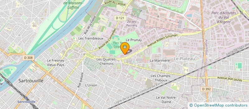 localisation de l'entreprise L'ETAL DU MARCHE à SARTROUVILLE