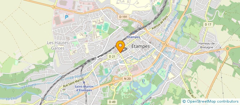 localisation de l'entreprise L'ETAMPOISE à ETAMPES