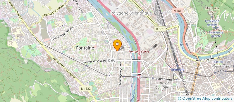 localisation de l'entreprise L ETANCHEUR à FONTAINE