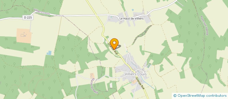 localisation de l'entreprise L ETANG  VILLIERS-LOUIS