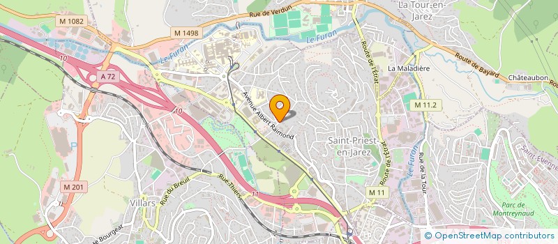 localisation de l'entreprise L'ETANG  SAINT-PRIEST-EN-JAREZ