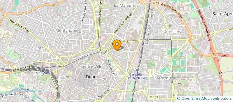 localisation de l'entreprise L'ETANG à DIJON