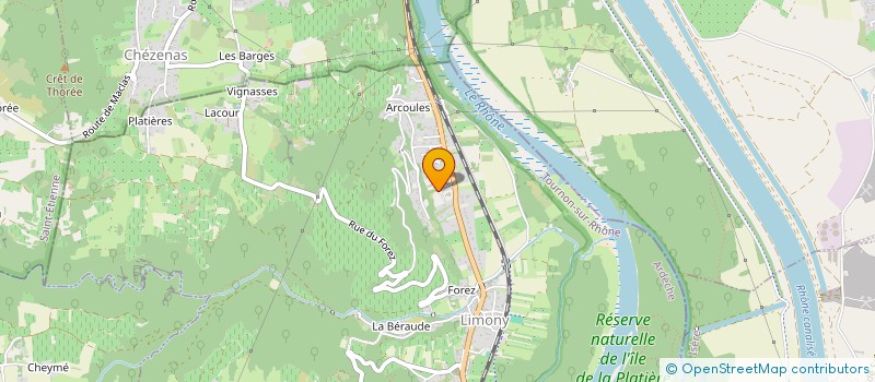 localisation de l'entreprise L'ETANG  LIMONY