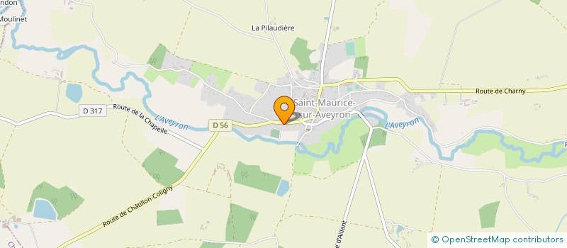 localisation de l'entreprise L'ETANG AUX MOINES  MONTBOUY