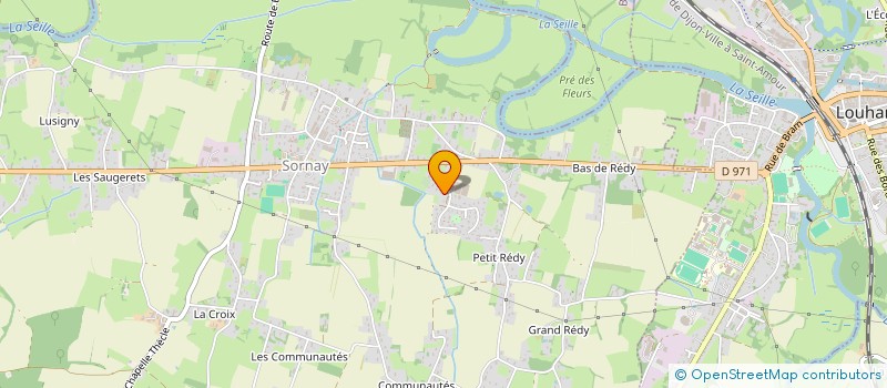 localisation de l'entreprise L'ETANG BLONDE  SORNAY