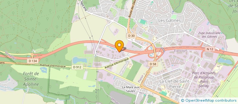 localisation de l'entreprise L'ETANG D'APOLLINE  PLAISIR