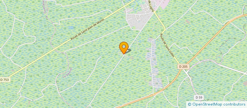 localisation de l'entreprise L'ETANG DANSE  LE PERRIER