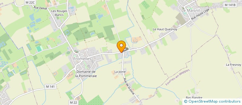 localisation de l'entreprise L'ETANG DE L'ABBIETTE  FROMELLES